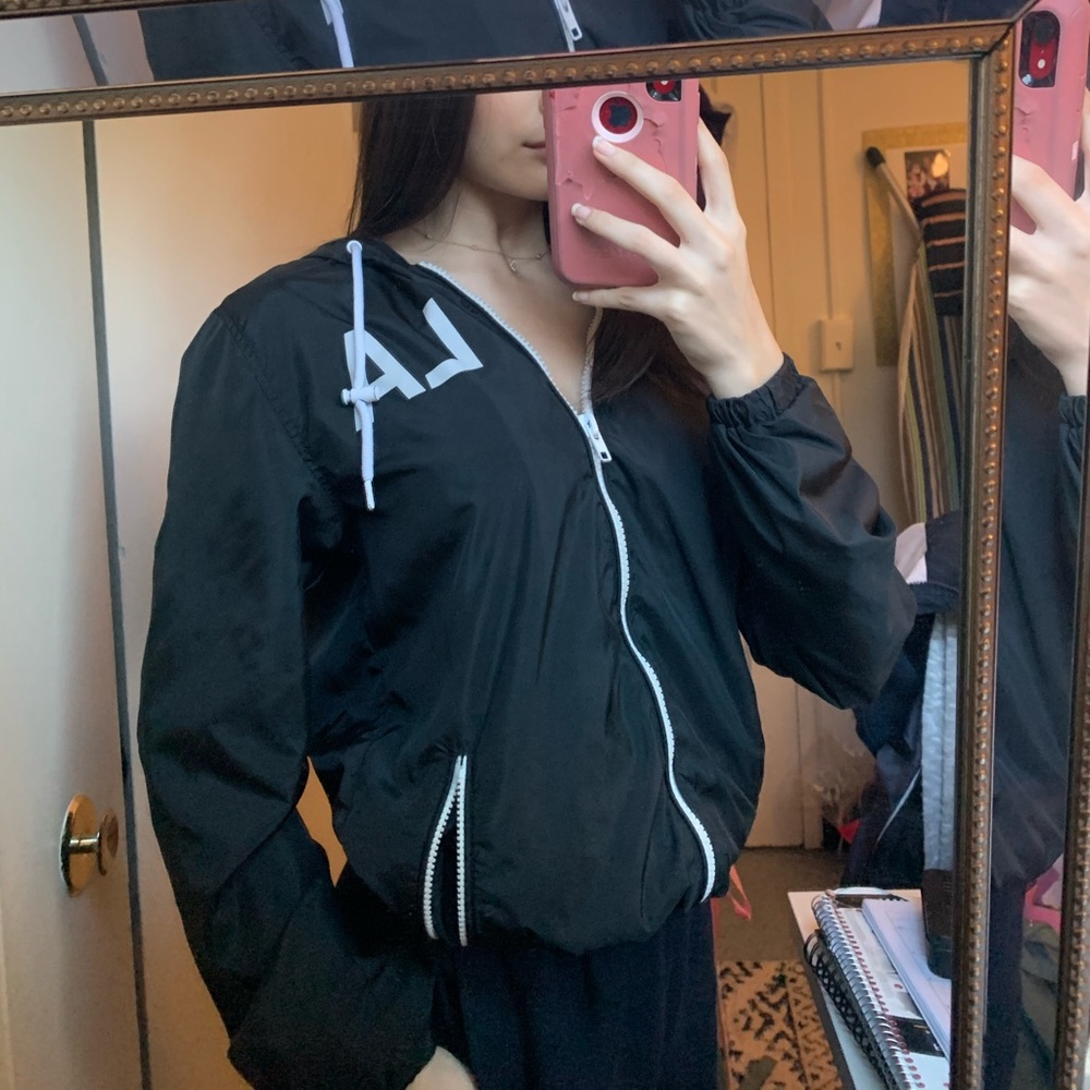 Forever 21 LA hooded windbreaker